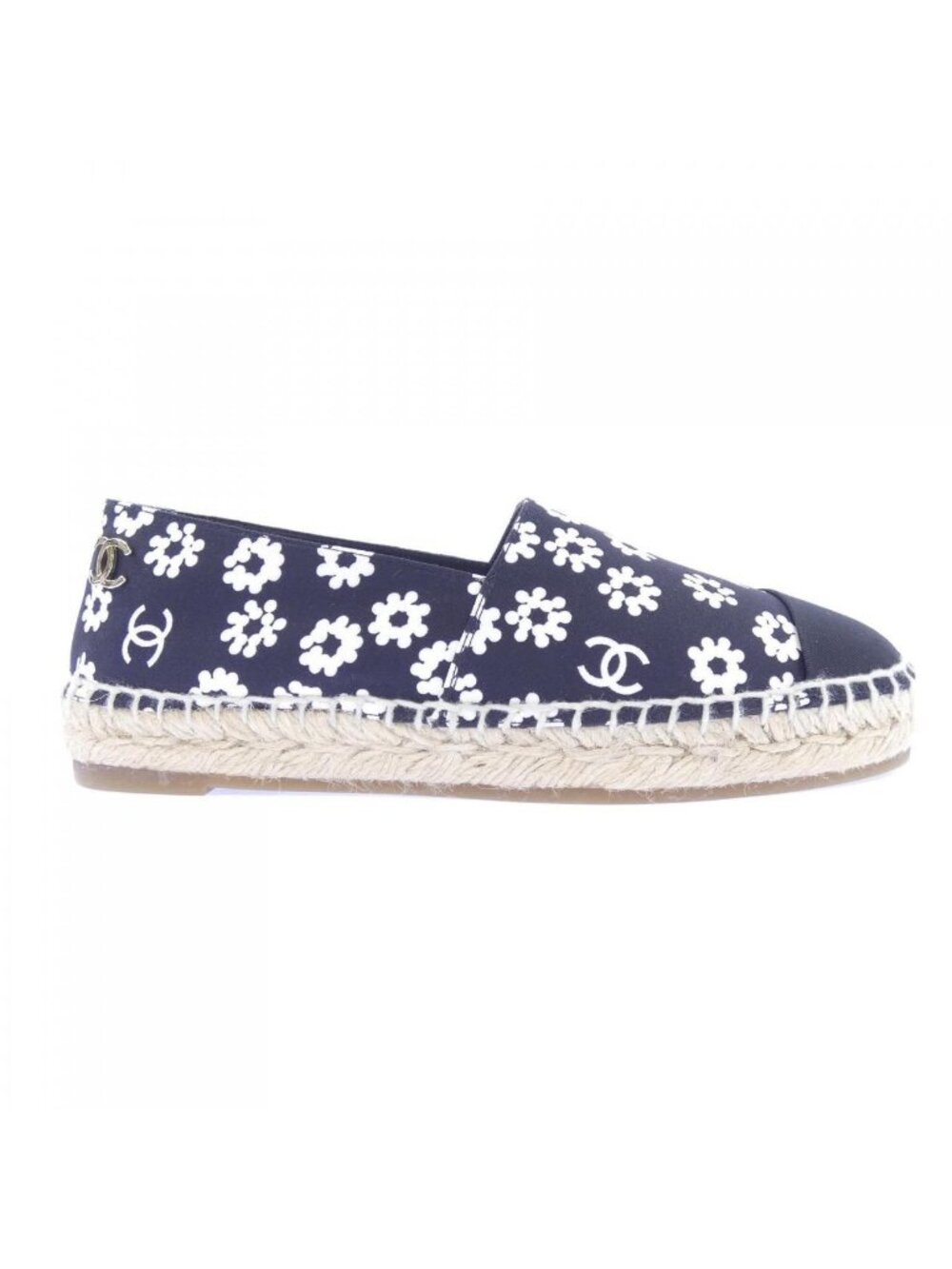 Chanel Espadrilles Shoes Black
